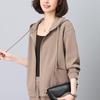 2024 Spring & Autumn Women's Fashion Cardigan Hoodie - Trendy, Youth-Enhancing, Casual Jacket for Middle-Aged Mothers