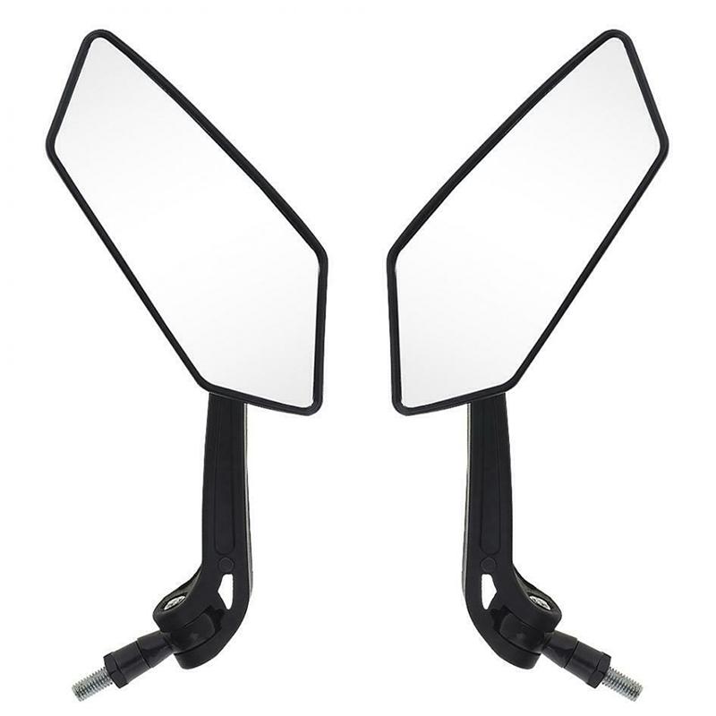 Universal Pair Motorcycle Motorbike Scooter Rearview Rear View Side Mirrors 10Mm