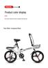 Flying Pigeon 20" Foldable Adult Variable-Speed Commuter Bicycle