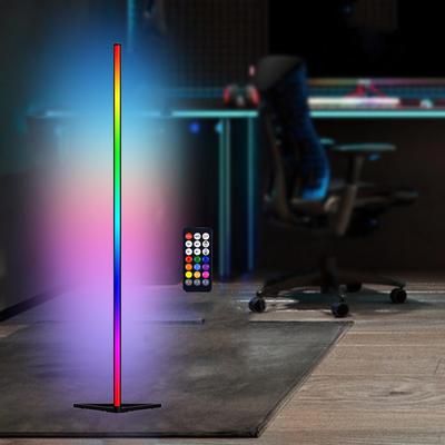 Corner Floor Lamp Color Changing Ambience Light 55" with App and Remote Control RGB Standing
