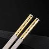 Ru Han Golden Dragon Ivory Alloy Chopsticks