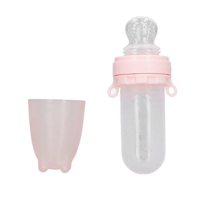 Baby Food Feeder Cute Shaped Soft Silicone Squeeze Spoon Fruit Pacifier Feeder for Infants