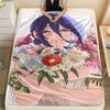 1Pc Chainsaw Man Print Flannel Blanket, High quality Comfortable for All Seasons, Home Decor, Warmth and Comfort, Perfect for Christmas Gifts