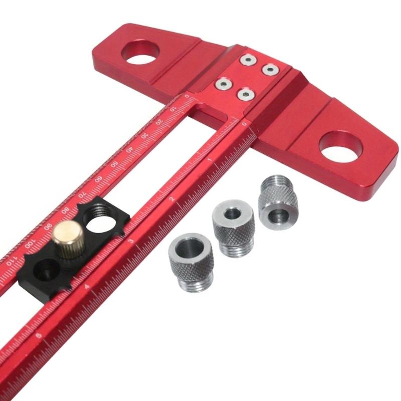 Multifunction T Shape Ruler with Clear Marking Precisions T Shaped Measuring Tool Aluminum Rule Tool for Engineering, Art