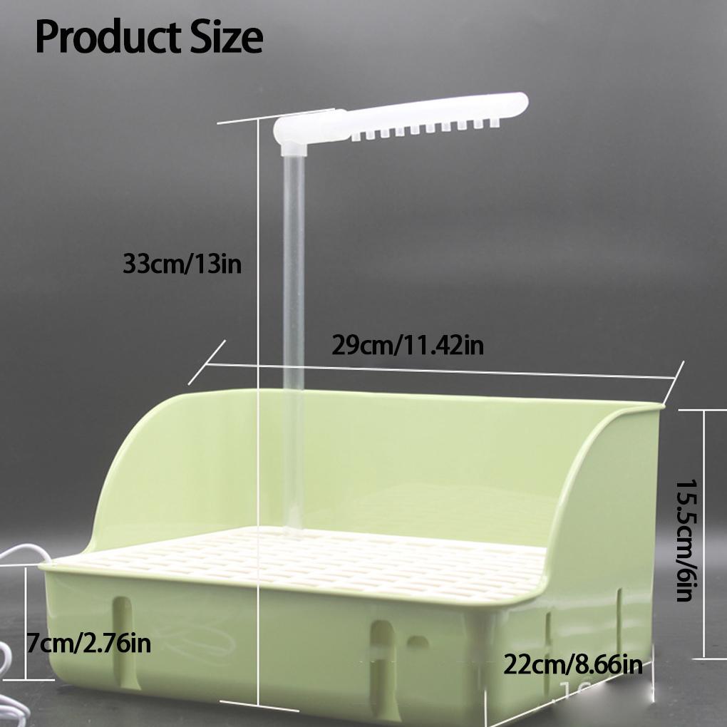 Neue Vogelbadewanne Duschbox Automatische Papageien-Badebrunnen Mehrzweck-Vogelbadewanne mit mehreren Wasserhähnen zur Vogelreinigung