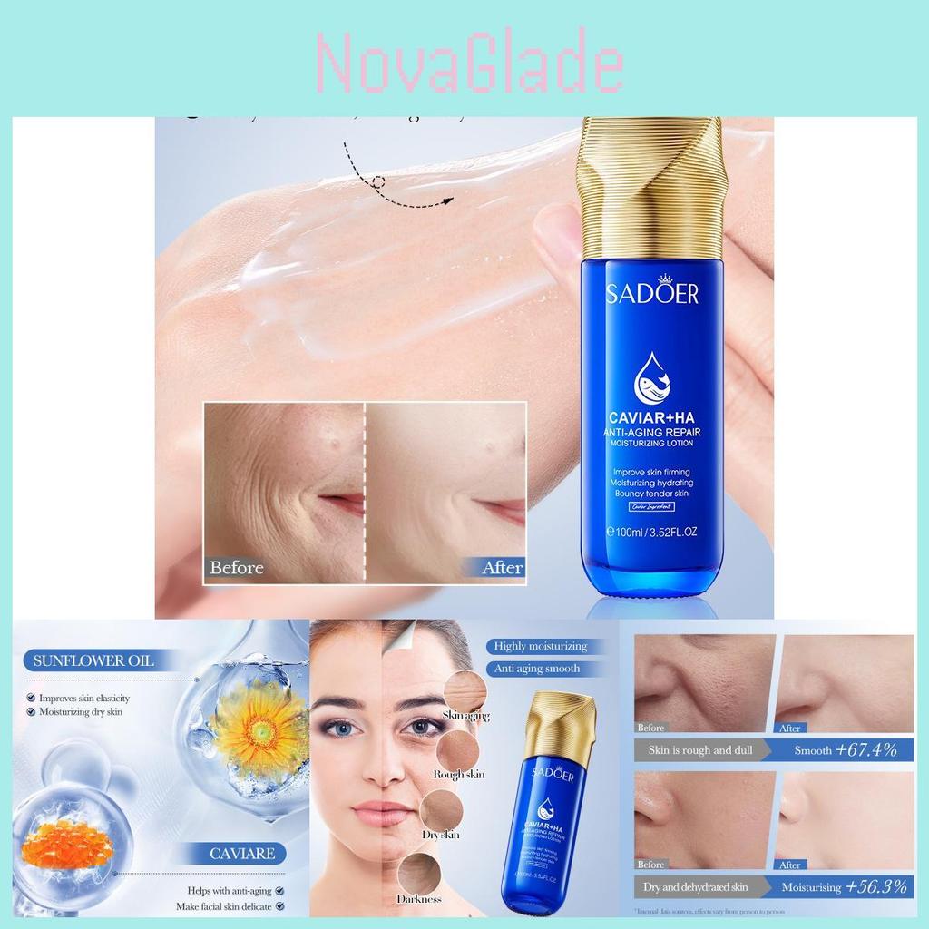 Sadoer Premium Hyaluronsäure Feuchtigkeitscreme Gegen Falten Und Für Feuchtigkeit 100ml