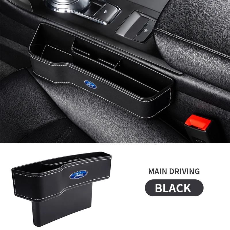 

New 2026 Car Sticker Car Seat Gap Storage Box Cup Holder Phone Wallet Organizer Case For Ford Focus 2 3 1 Fiesta MK1 MK2 MK3 MK7