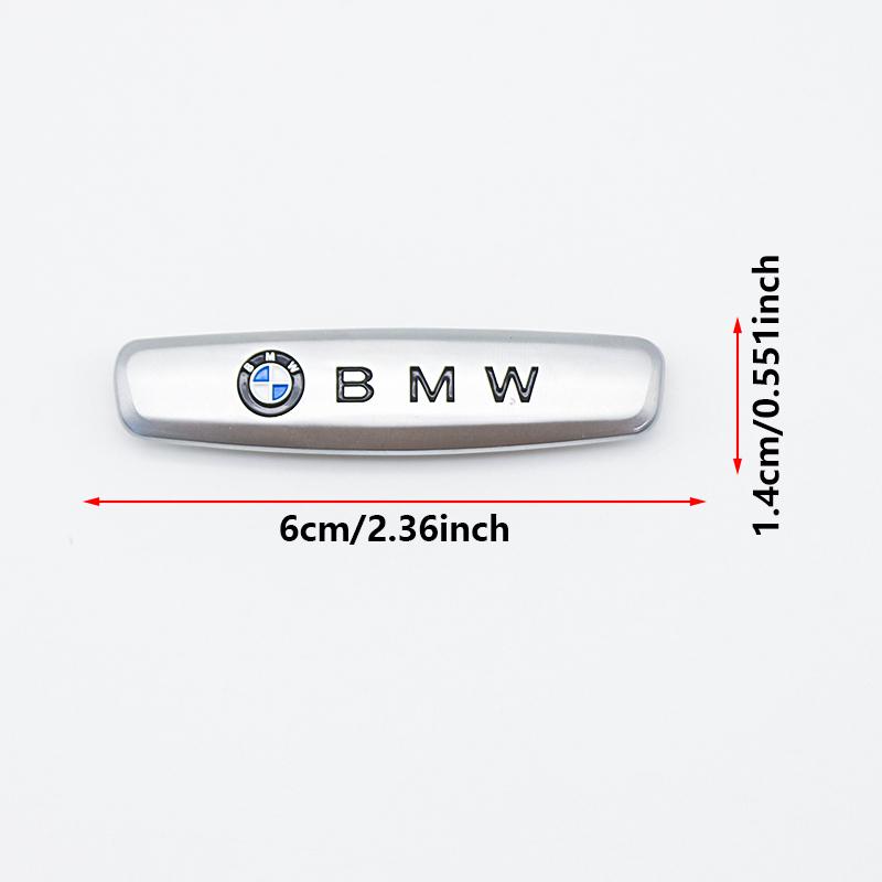 Metal Emblem Seat Stickers Auto Anti-kick Pad Badge For BMW M Logo M2 M3 M4 M5 M6 F48 G01 E84 E83 F39 F10 F30 Accessories