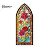 Wear-resistant Bookmark Stained Glass Flower Bookmark, Floral Acrylic Suncatcher Unique Shape Plant Book Page Marker, Gifts for Bookish, Women