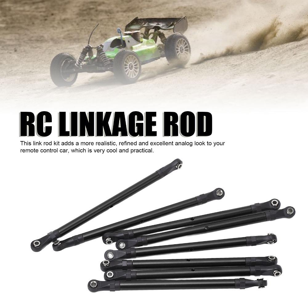 8Pcs RC Cars Accessories RC Link Rod Kit for Axial SCX10 1/10 RC Crawler For RC Crawler