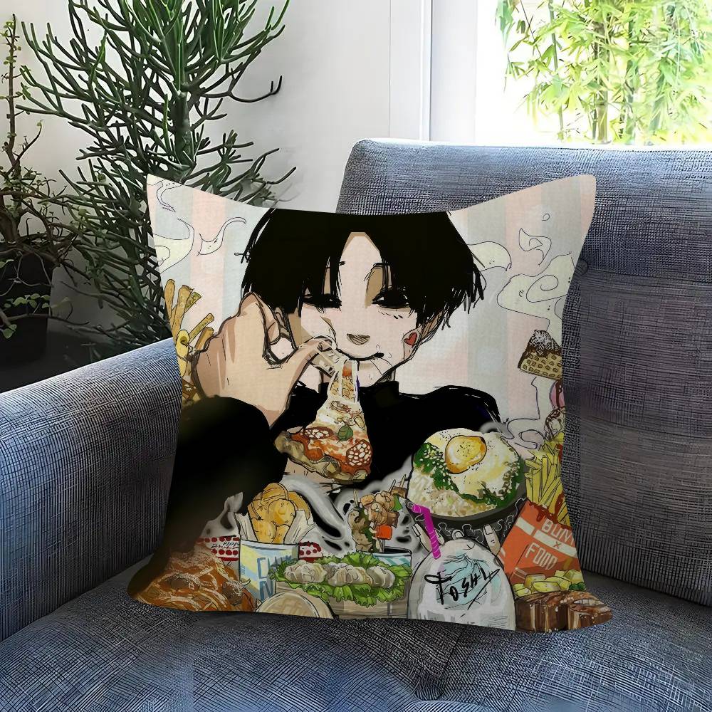 Korean Manga Killing Stalking Vintage Pillow Cover For Bedroom Room And Living Room Sofa Decorative Cushion Cover