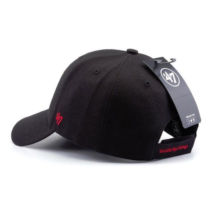 Casquette - 47 Brand - MVP Detroit Red Wings - Noir - Ajustable - Couronne structurée