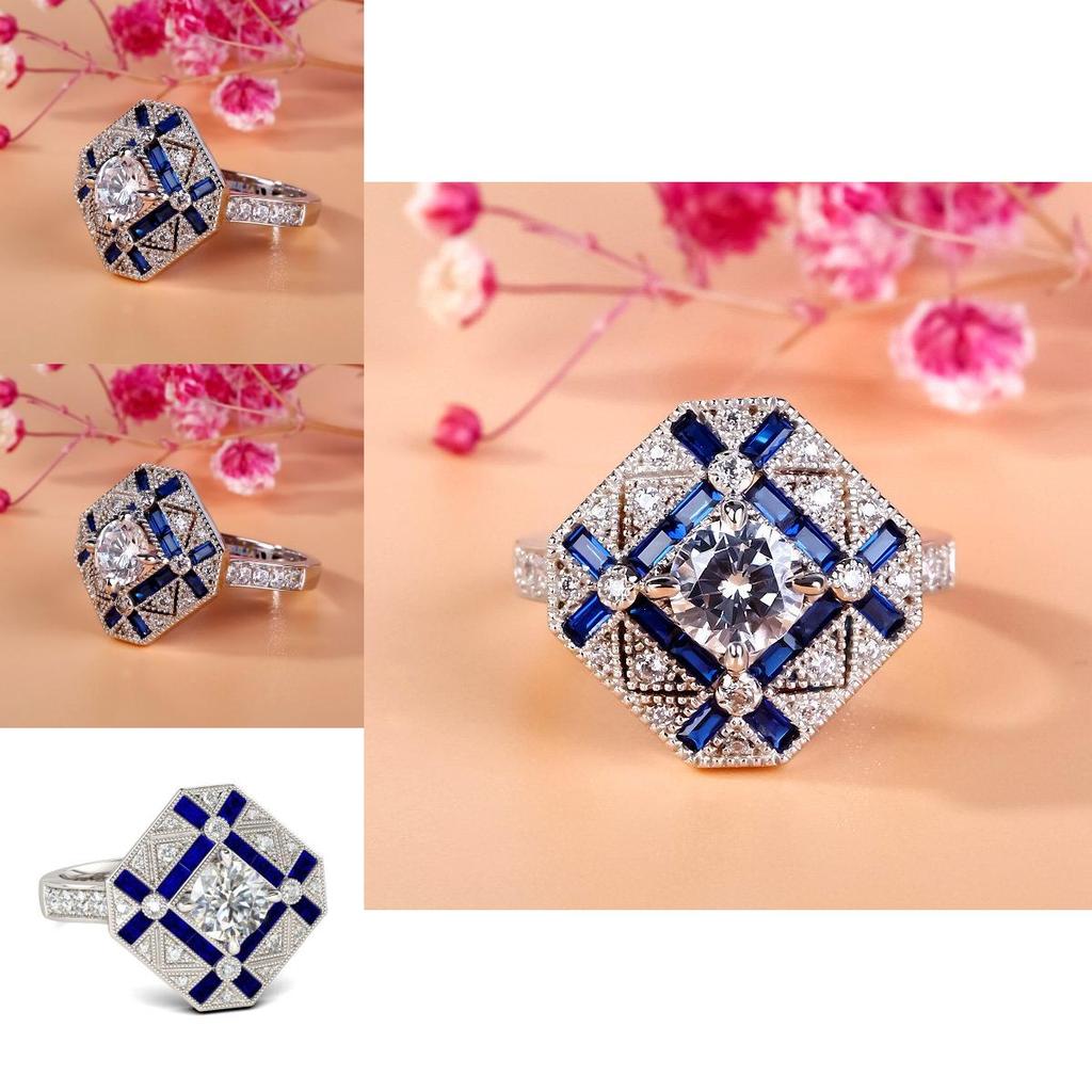 Exquisite White Gold Filled Women Jewelry Cz Wedding Engagement Rings For Special Occasions