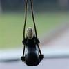 Anime No Face Faceless Man Pendant Hanging Swing For Car Rearview Mirror, Home