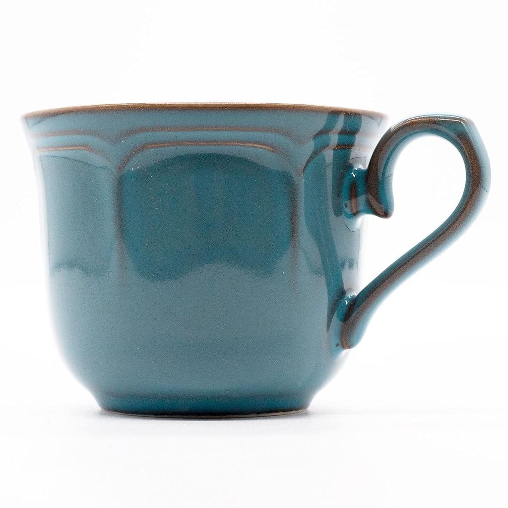 Koyo Pottery Raffine Coffee Cup, 170ml, Antique Blue, Made In Japan, 15987052