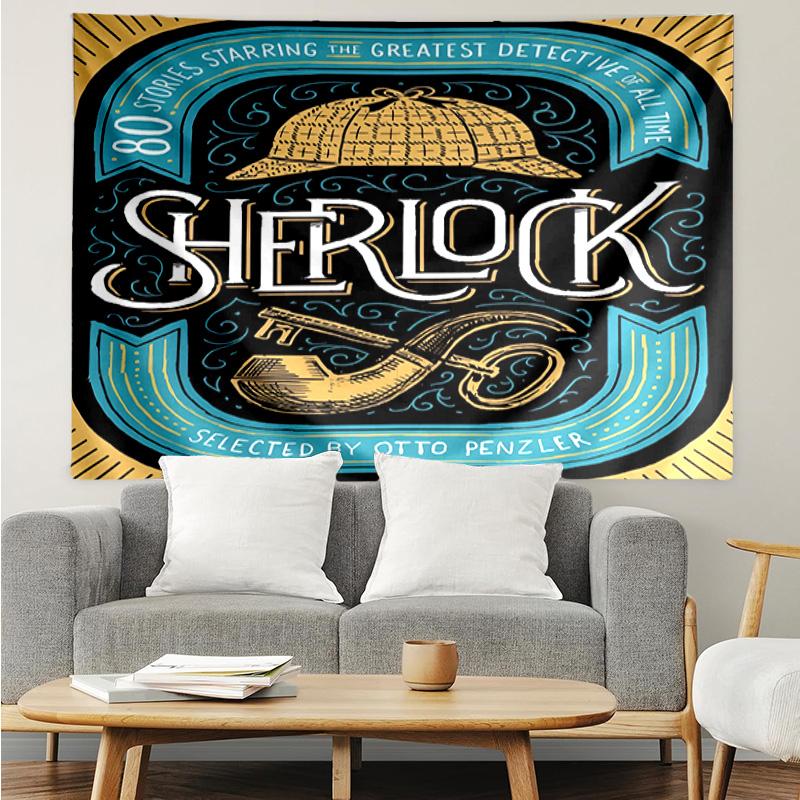 Sherlock Adventure Quick-Dry Tapestry Hanging for Bedroom,Livingroom, Playroom,Decor Art Room Wall Tapestry Holiday and Birthday Gifts