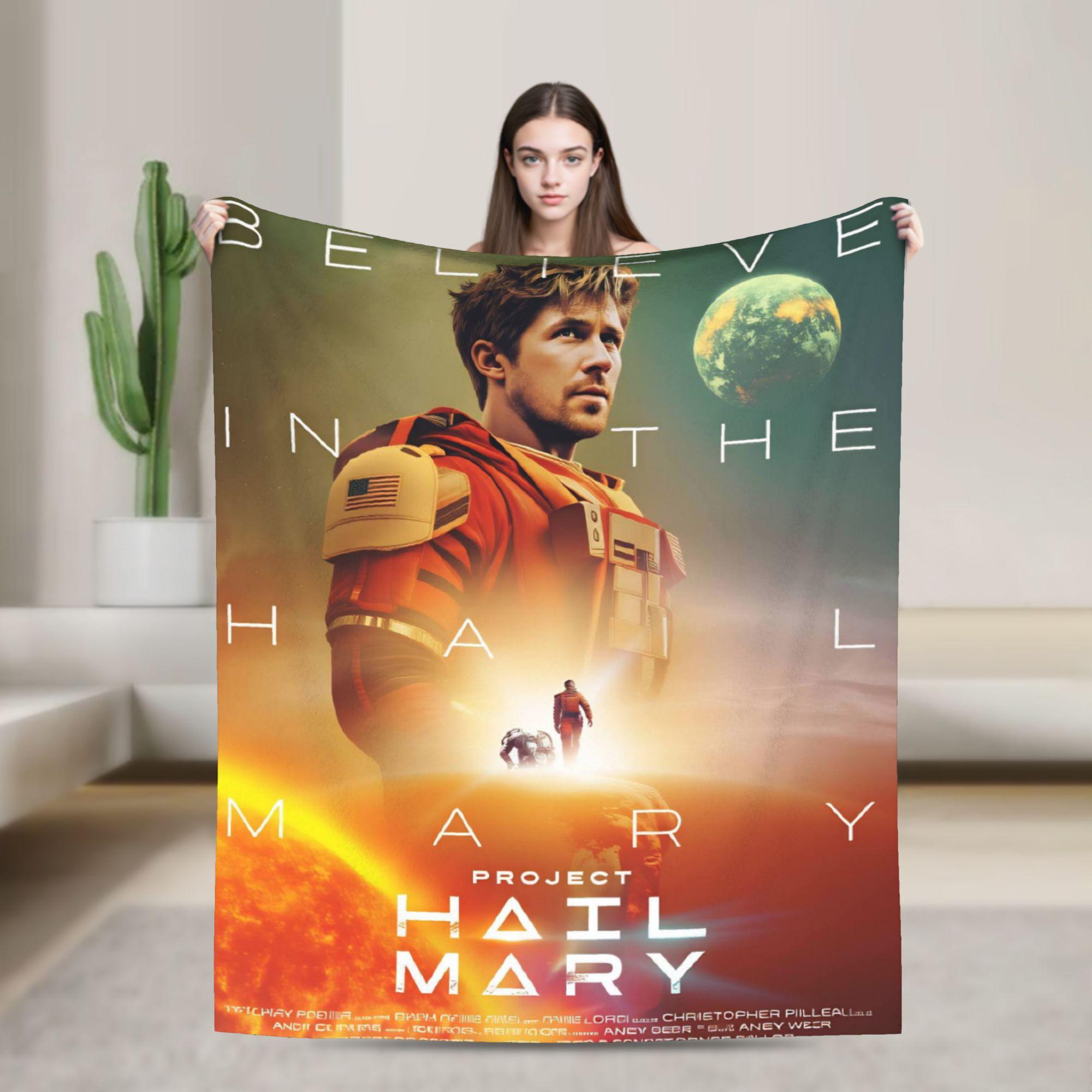 

Ryland Grace Project Hail Mary Fan Concept Art Blankets Cozy Throw Blanket Spring Adults Girls Outdoor Picnic Bedspread 80x120cm
