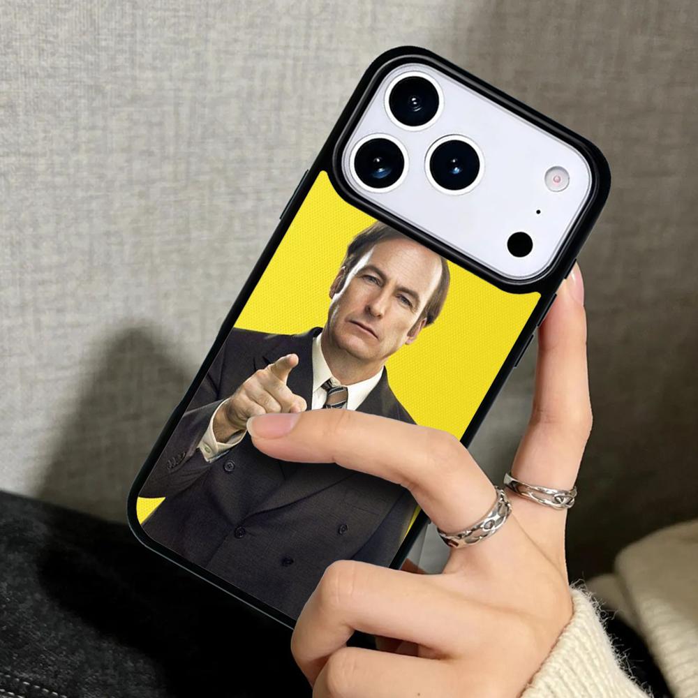 Capa Case for iPhone 17 Air 16 Pro Max 15 Plus 11 13 Mini 14 12 Back Phone Cover Stylish Better Call Saul
