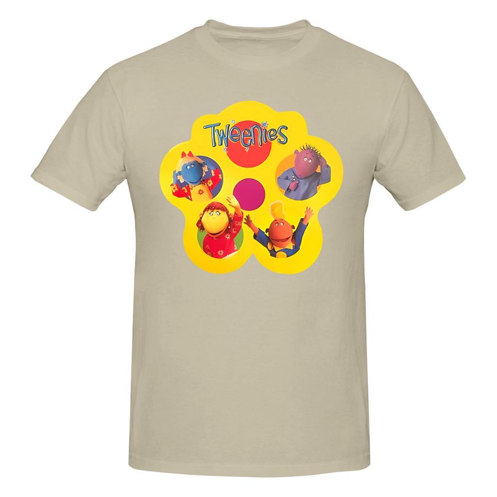 Tweenies Group Painting Not Fading Tshirt Foreststyle Fresh Solid Color Tshirt