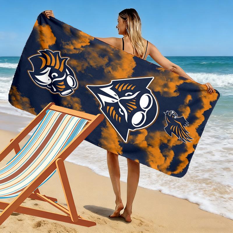 Tennessee Martin Skyhawks Print Beach Towel, Large Soft Quick Dry Towel for Beach Camping Swimming