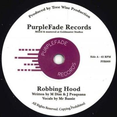 7inch Record MR BASSIE - Robbing Hood / Dub PFR009 Purplefade Reco 2020 UK Reggae, Ska & Dub