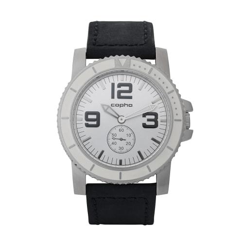 COPHA SUB2.0 Men's Watch, Military Diver Design, Scandinavian Design, Limited Edition, Small Seconds, Analog Quartz Movement, Officially Imported, Lea