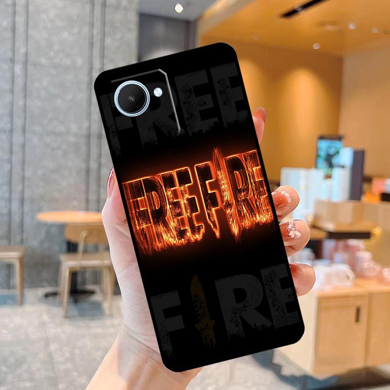 Free Fire Game Case For Realme C55 C33 C31 C35 C30 C11 C15 C25s C21Y GT Neo 5 3T 2T 8 9 10 11 Pro Plus