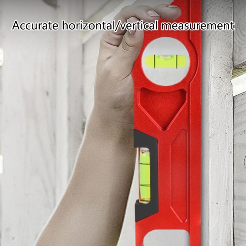 Portable Pocket Level Ruler Aluminum Alloy Measuring Level RulerVersatile & Durable Measuring Tool for Everyday Use