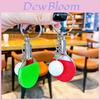 Creative Sports-themed Keychain For Table Tennis Fans Made Of Colorful Metal