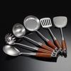 ZISIZ Rosewood Handle Soup Spoon Set