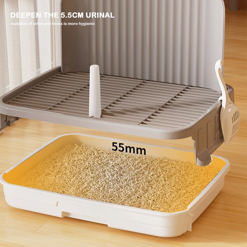 Spritzgeschützte Hundetoilette Doppellagige Hundetoilette Hochwertiger Hundeurinbehälter Zuhause