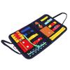 Busy Board Dark Blue Felt Busy Board Montessori Sensory Toys Autism Educational Teaching Aids Childr
