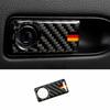 For Benz E-Class 2009-2015 Real Carbon Fiber Co-Pilot Storage Box Handle Trim 1X