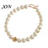 Beads Bracelet Beaded Jewelry for Women, Acrylic Big Choker Necklace Necklace, Round Stretch Bracelet, Summer Retro Accessory Adjustable