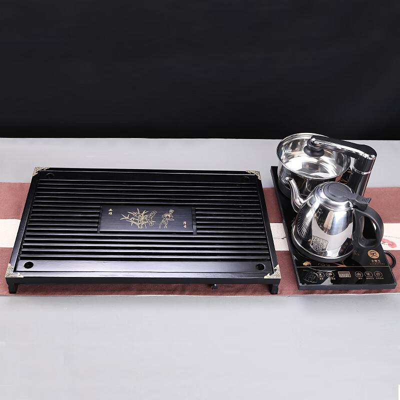 Fully Automatic Electric Gongfu Tea Set with Solid Wood Tray