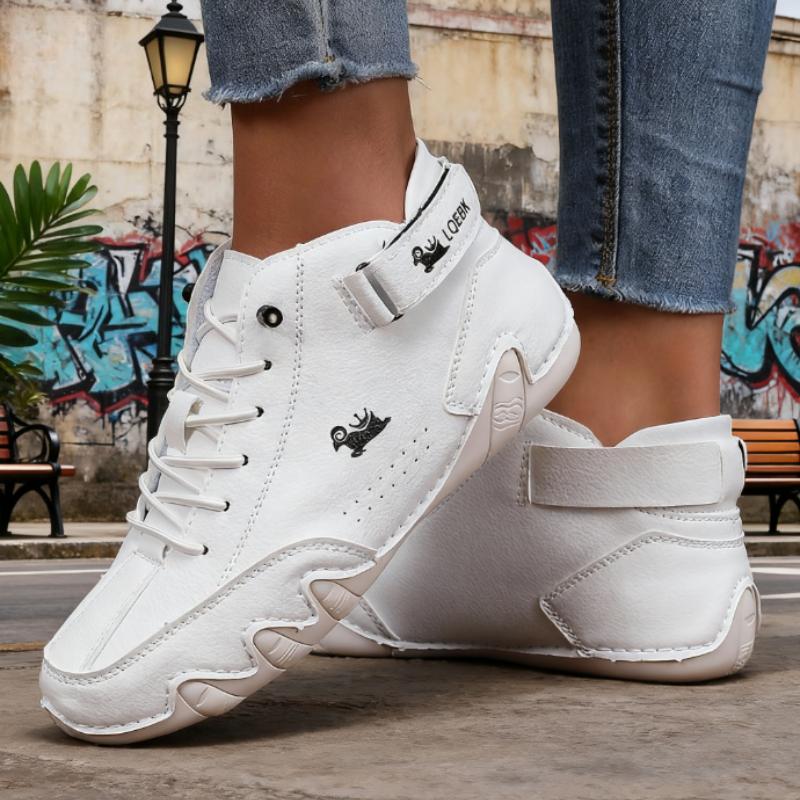 Damen Rosa Slipper Synthetisches Leder Weiche Sohle Komfort Hochwertiger Freizeitschuh Rutschfest Fashio Atmungsaktive Sneaker für Damen