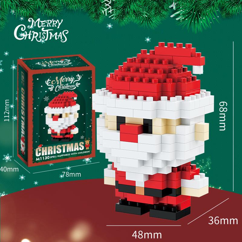 Christmas Building Block Toys: Compatible with Lego—Santa Claus, Christmas Tree for Kids