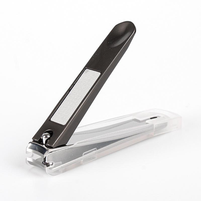 Stainless Steel Anti-Splash Nail Clipper Set with Scissors and File