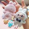 1KS Módní Panenka Roztomilý Kreslený Králík Přívěsek na Batoh Klíčenka Sváteční Dárková Taška Přívěsek Plyšová Panenka Klíčenka