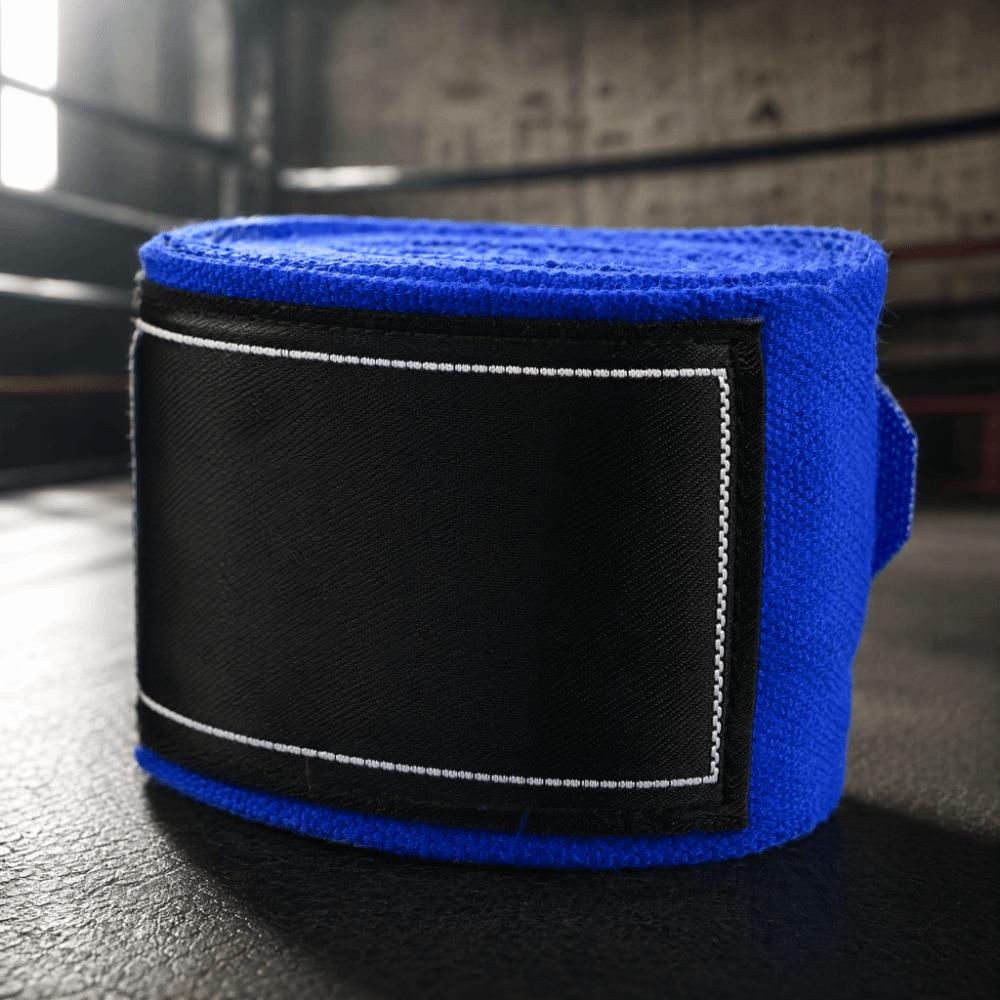 2pcs Blue Color Boxing Hand Wraps Cotton Material Blue Boxing Hand Wraps  Boxing Training