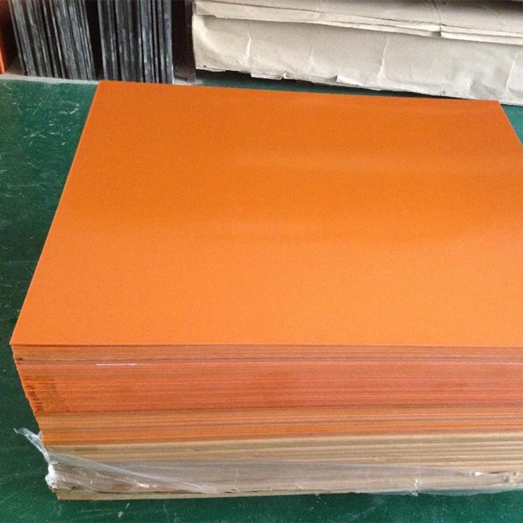 Orange-Red Antistatic Bakelite Board - Durable, Wear-Resistant, High-Temperature Mechanical Insulation Material