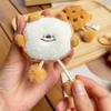 Bread Toast Sausage Adorable Mini Bear Plush Keyring Extensible Feet Kid Cartoon