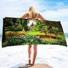 Beach Towel Garden Microfiber Oversized Travel Towel Lightweight Compact Beach Accessories Super Absorbent Quick Dry Towels