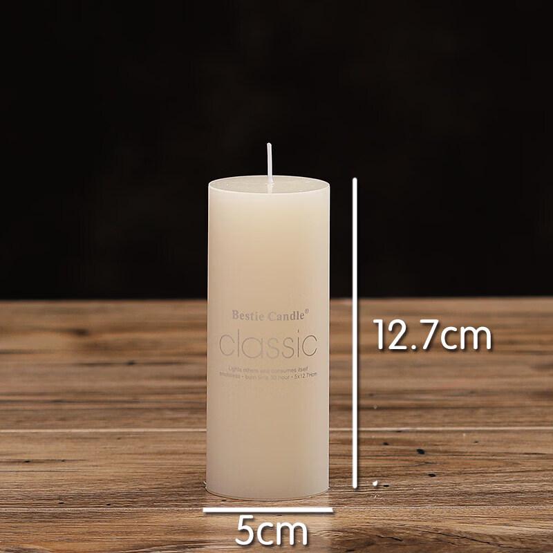 LIEI Scentless Pillar Candle
