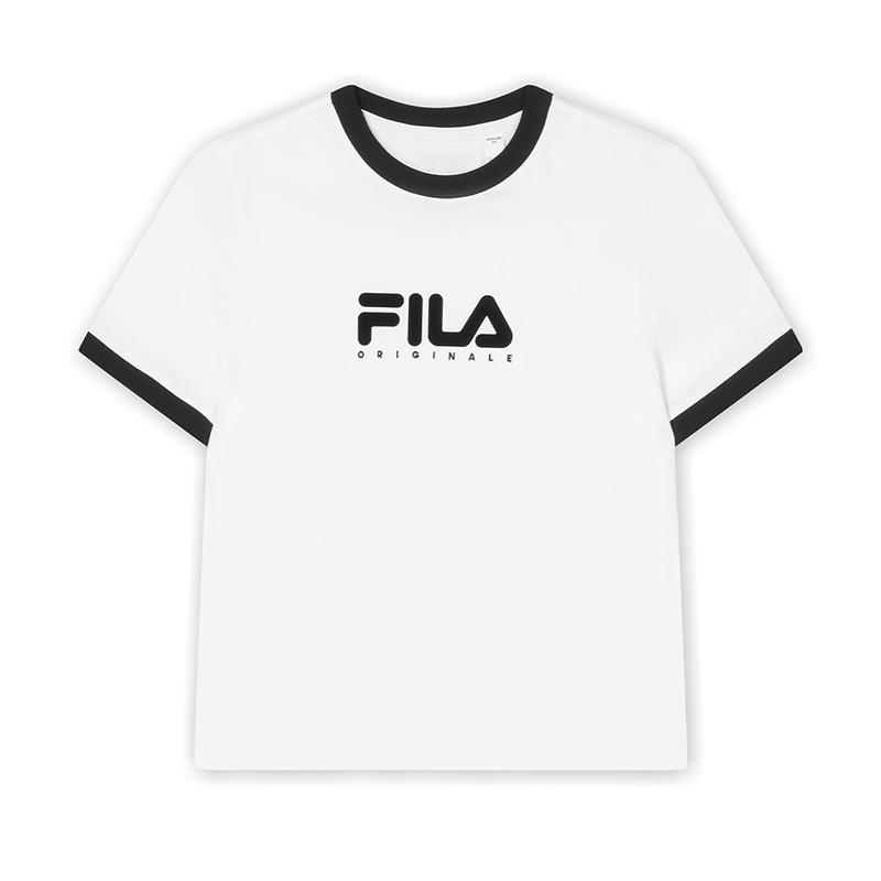 New FILA ORIGINALE T Shirt Women's Cloud White F11W429113FWT