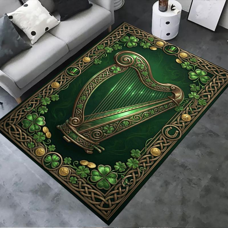 

2025 New St.Patrick s Day Carpet Rug for Living Room Bedroom Home Sofa Decoration,Kids play Non-slip Floor Mat86 40x60cm( 15x23in )