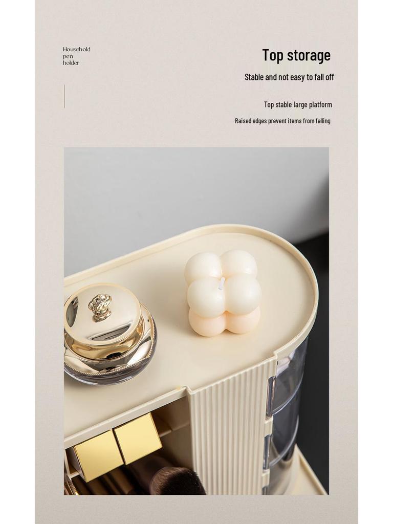 Multifunctional Skincare and Jewelry Organizer with Drawers