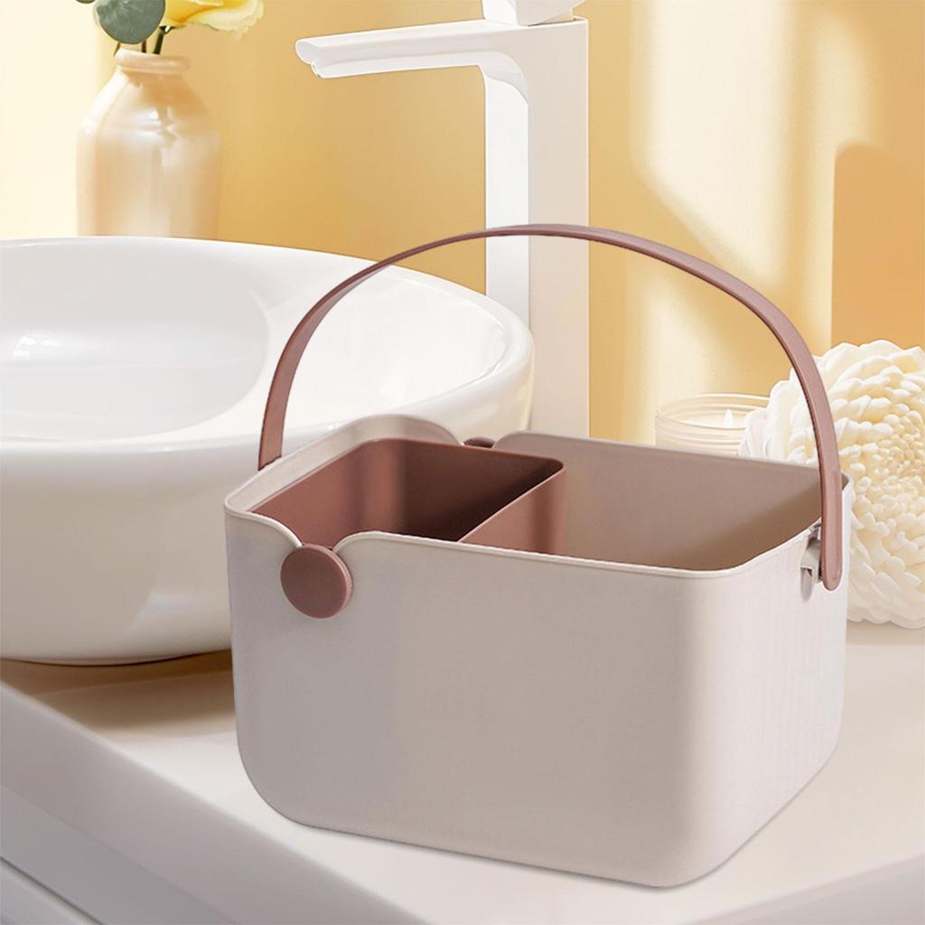 Storage Bin for Shower with Handle Ideal for Kitchen And Cosmetics