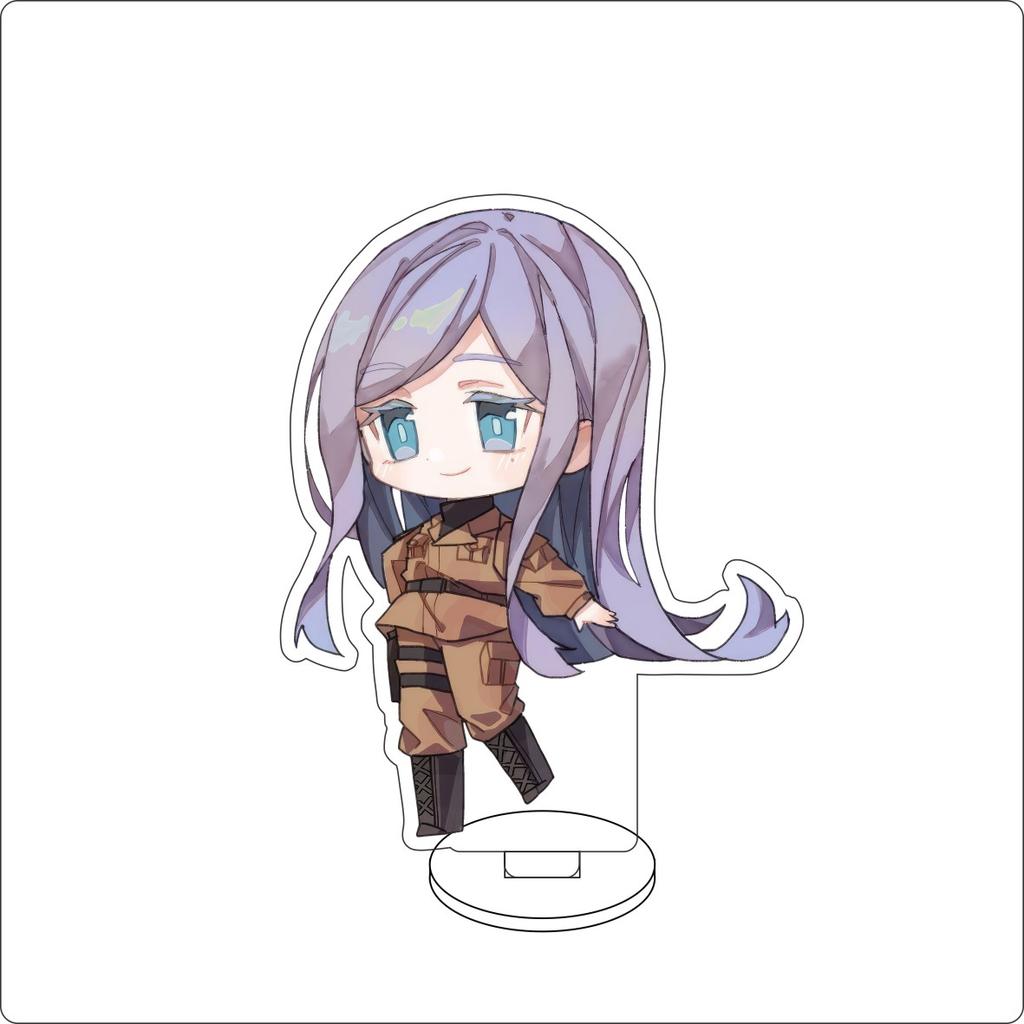 10CM Anime 86 eightysix Figurenständer Modell Vladilena Milizé/Shinei Nouzen/Guns linger Niedliche Schreibtischdekoration Stehschild Geschenke