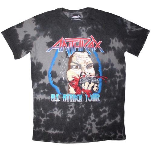 Anthrax Unisex Adult Fistful Of Metal Tie Dye T-Shirt